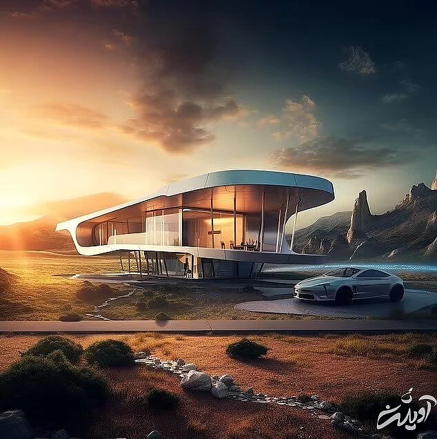 تصاویر هوش مصنوعی از خانه‌ها در سال ۲۰۵۰